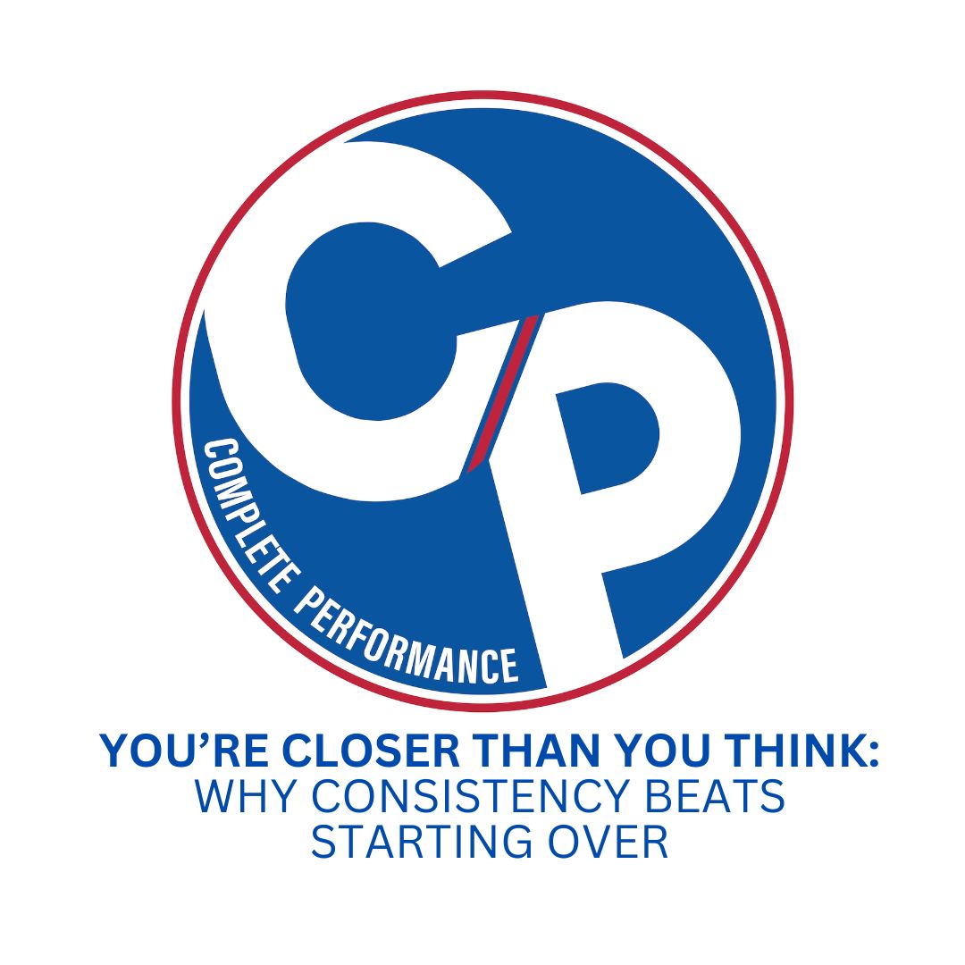 Learn why consistency beats starting over again and again